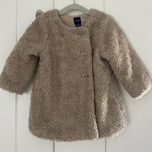 Gap baby girls teddy jacket
